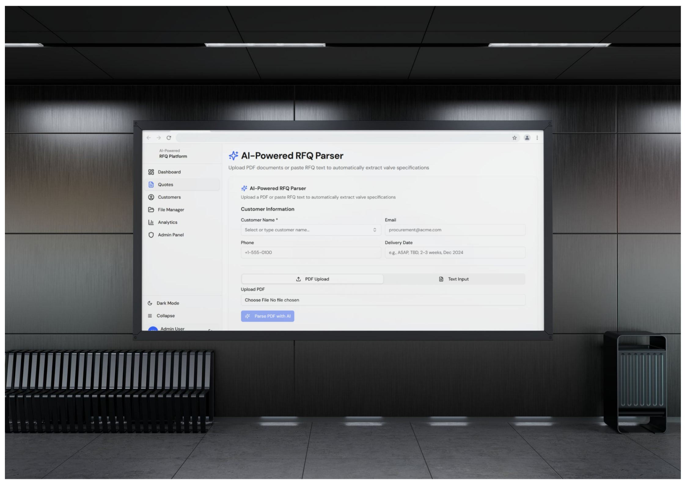 AI-Powered RFQ
